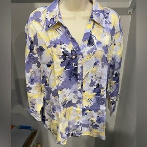 NEW JM COLLECTION BLOUSE SZ 16